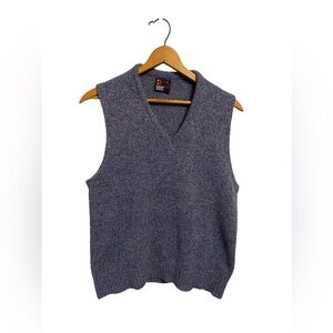 Robert Bruce VTG V Neck Wool‎ Blend Sweater Vest Sz Large